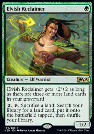 【JPN】《墾殖妖精/Elvish Reclaimer》[核心系列2020]