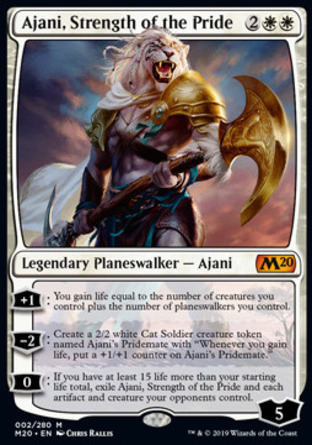 【JPN】《獅群之力阿耶尼/Ajani, Strength of the Pride》[核心系列2020]