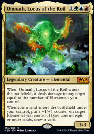 【JPN】《狂攪核歐那斯/Omnath, Locus of the Roil》[核心系列2020]