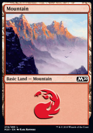 【ENG】 ☆Foil☆ 《山脈/Mountain》[核心系列2020]