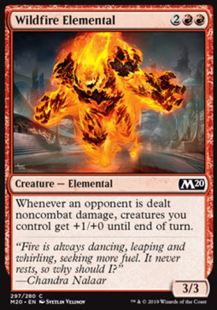 【JPN】《野火元素/Wildfire Elemental》[核心系列2020]