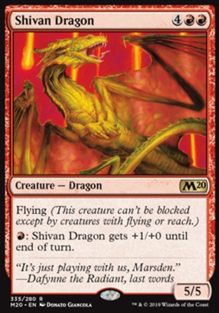 【JPN】《西瓦巨龍/Shivan Dragon》[核心系列2020]