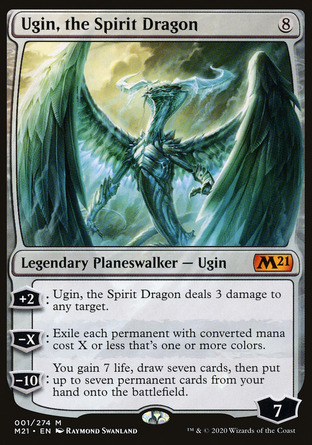 【JPN】《靈龍烏金/Ugin, the Spirit Dragon》[核心系列2021]