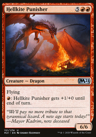 【JPN】《懲焰殘虐者/Hellkite Punisher》[核心系列2021]