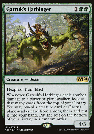 【JPN】《賈路的開路獸/Garruk's Harbinger》[核心系列2021]