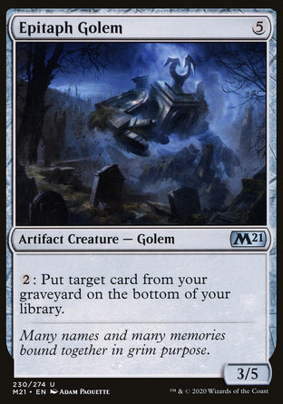 【JPN】《墓碑魔像/Epitaph Golem》[核心系列2021]