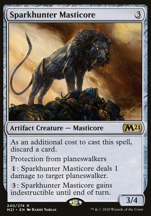 【JPN】《獵火花異獅/Sparkhunter Masticore》[核心系列2021]