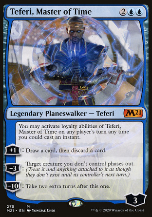 【ENG】 ☆Foil☆ 《弄時宗師泰菲力/Teferi, Master of Time》[核心系列2021]