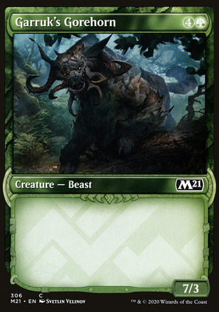 【JPN】《賈路的貫角獸/Garruk's Gorehorn》[核心系列2021]