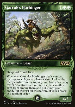 【JPN】《賈路的開路獸/Garruk's Harbinger》[核心系列2021]