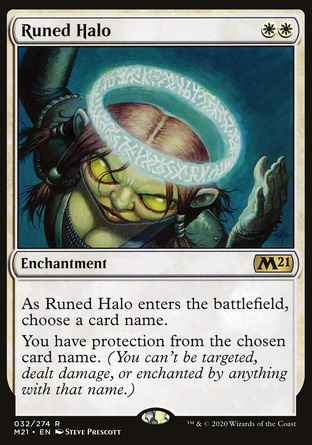 【ENG】 ☆Foil☆ 《符文光暈/Runed Halo》[核心系列2021]