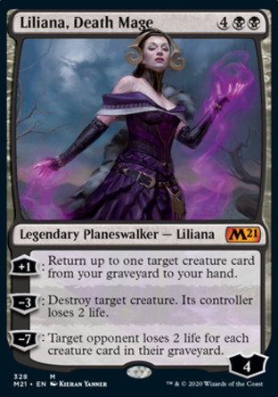 【JPN】《死亡法師莉蓮娜/Liliana, Death Mage》[核心系列2021]