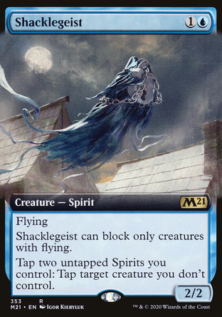 【JPN】 ☆Foil☆ 《桎梏遊魂/Shacklegeist》[核心系列2021]