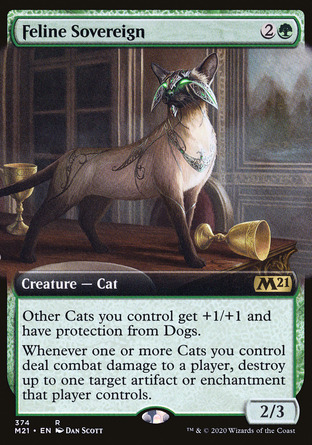 【ENG】 ☆Foil☆ 《靈貓君王/Feline Sovereign》[核心系列2021]