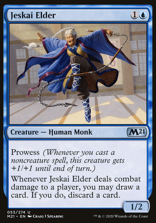 【JPN】《潔斯凱長老/Jeskai Elder》[核心系列2021]
