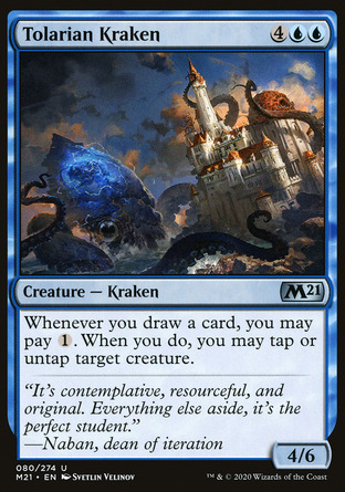 【JPN】《陶拉里亞巨海獸/Tolarian Kraken》[核心系列2021]