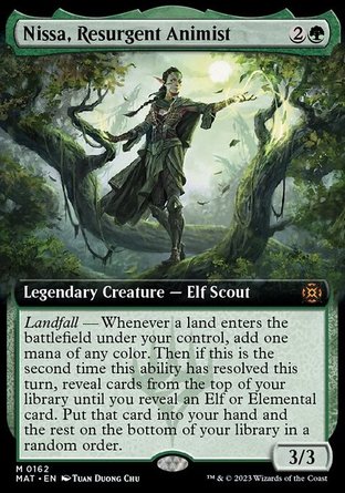 【ENG】《復生物靈師妮莎/Nissa, Resurgent Animist》[邪軍壓境：終戰迴響]