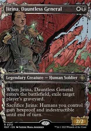 【ENG】 ☆Foil☆ 《不屈將軍傑琳娜/Jirina, Dauntless General》[邪軍壓境：終戰迴響]