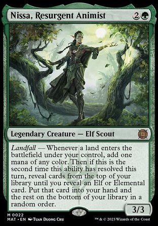 【ENG】《復生物靈師妮莎/Nissa, Resurgent Animist》[邪軍壓境：終戰迴響]