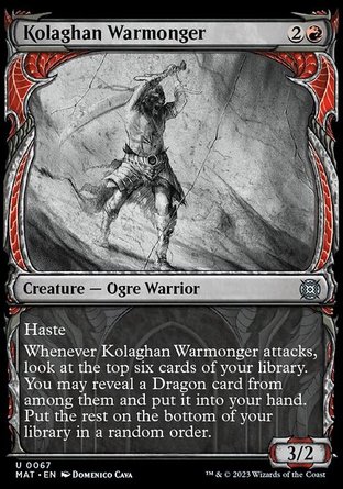 【ENG】《寇安甘族好戰者/Kolaghan Warmonger》[邪軍壓境：終戰迴響]