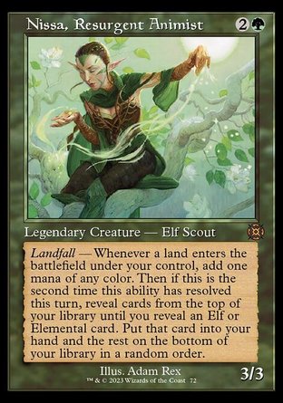 【ENG】《復生物靈師妮莎/Nissa, Resurgent Animist》[邪軍壓境：終戰迴響]
