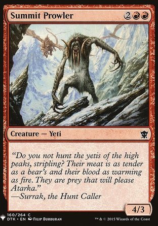 【ENG】《尖頂遊掠者/Summit Prowler》[神秘補充包]