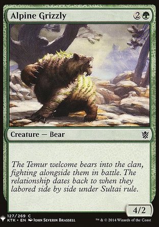 【ENG】《高山灰熊/Alpine Grizzly》[神秘補充包]