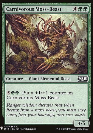 【ENG】《肉食苔蘚獸/Carnivorous Moss-Beast》[神秘補充包]