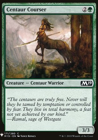 【ENG】《半人駿馬/Centaur Courser》[神秘補充包]