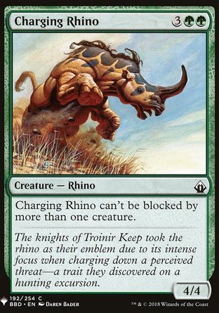 【ENG】《衝鋒犀牛/Charging Rhino》[神秘補充包]