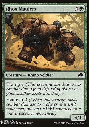 【ENG】《羅克虐殺兵/Rhox Maulers》[神秘補充包]