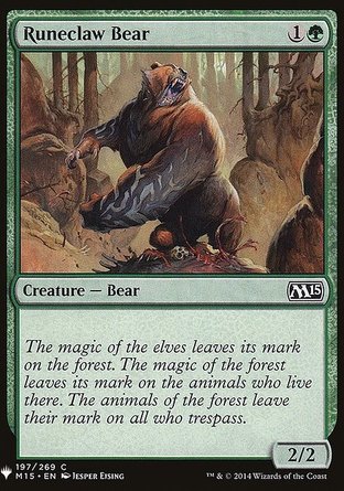【ENG】《符爪熊/Runeclaw Bear》[神秘補充包]