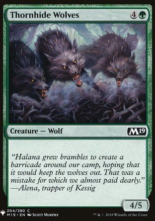 【ENG】《荊皮群狼/Thornhide Wolves》[神秘補充包]