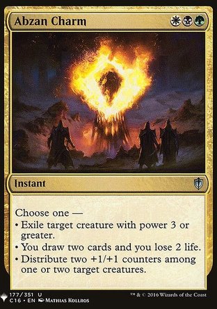 【ENG】《阿布贊護符/Abzan Charm》[神秘補充包]