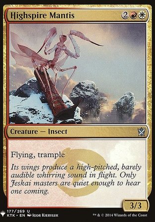 【ENG】《峰頂螳螂/Highspire Mantis》[神秘補充包]