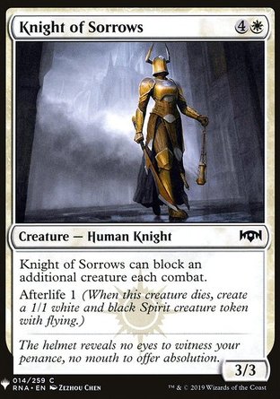 【ENG】《哀慟騎士/Knight of Sorrows》[神秘補充包]