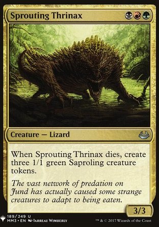 【ENG】《芽生叉齒蜥/Sprouting Thrinax》[神秘補充包]