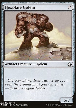 【ENG】《六角板魔像/Hexplate Golem》[神秘補充包]
