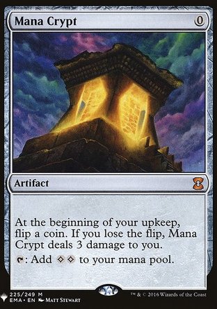 【ENG】《魔法力墓穴/Mana Crypt》[神秘補充包]