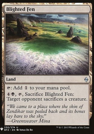 【ENG】《枯萎澤地/Blighted Fen》[神秘補充包]