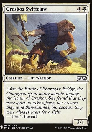 【ENG】《俄瑞恣迅爪兵/Oreskos Swiftclaw》[神秘補充包]