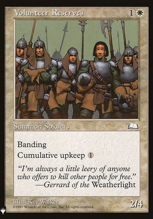 【ENG】《志願後備軍/Volunteer Reserves》[神秘補充包]