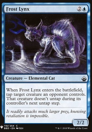 【ENG】《冰霜山貓/Frost Lynx》[神秘補充包]