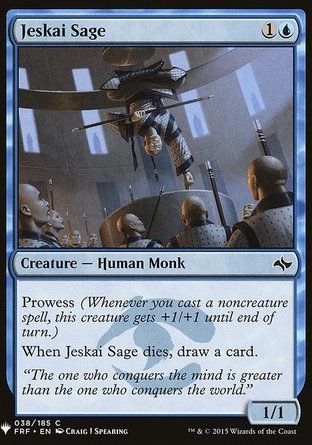 【ENG】《潔斯凱智者/Jeskai Sage》[神秘補充包]