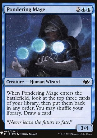 【ENG】《沉思法師/Pondering Mage》[神秘補充包]