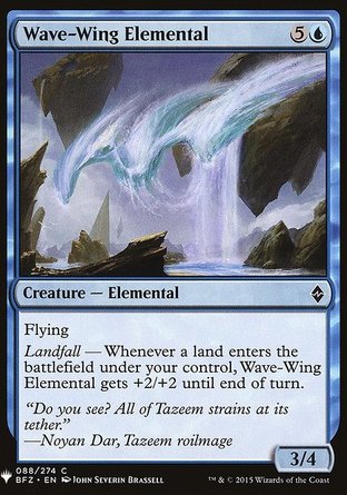 【ENG】《浪翼元素/Wave-Wing Elemental》[神秘補充包]