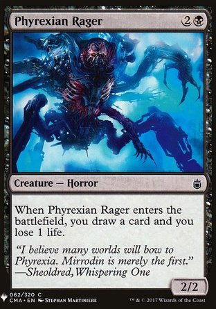 【ENG】《非瑞克西亞狂怒獸/Phyrexian Rager》[神秘補充包]