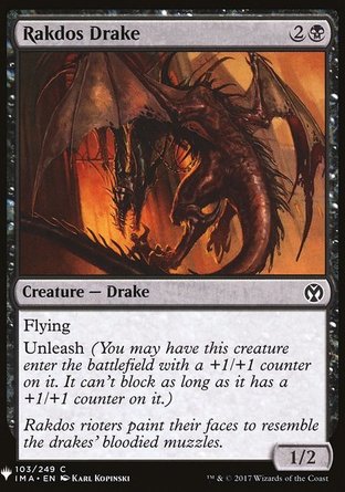 【ENG】《拉鐸司龍獸/Rakdos Drake》[神秘補充包]