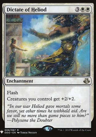 【ENG】《赫利歐德的旨意/Dictate of Heliod》[神秘補充包]