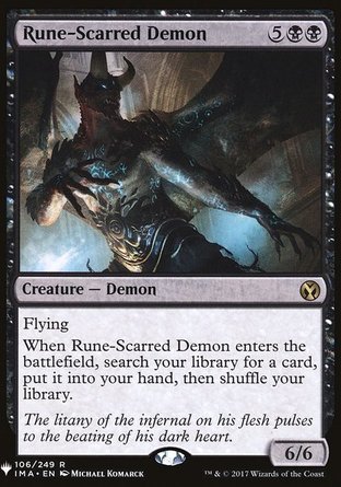 【ENG】《符痕惡魔/Rune-Scarred Demon》[神秘補充包]